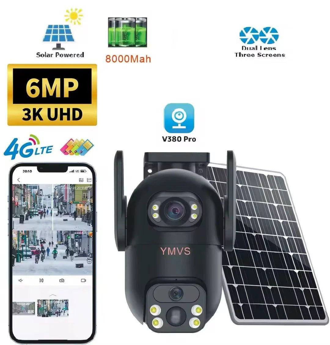 Wireless Solar Security Camera with Night Vision